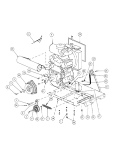 Kawasaki Engine Assembly (May 2004 And Prior) Diagram and Parts List for M60-KW LC-53AB5GFX750-29HP Cub Cadet Lawn Tractor